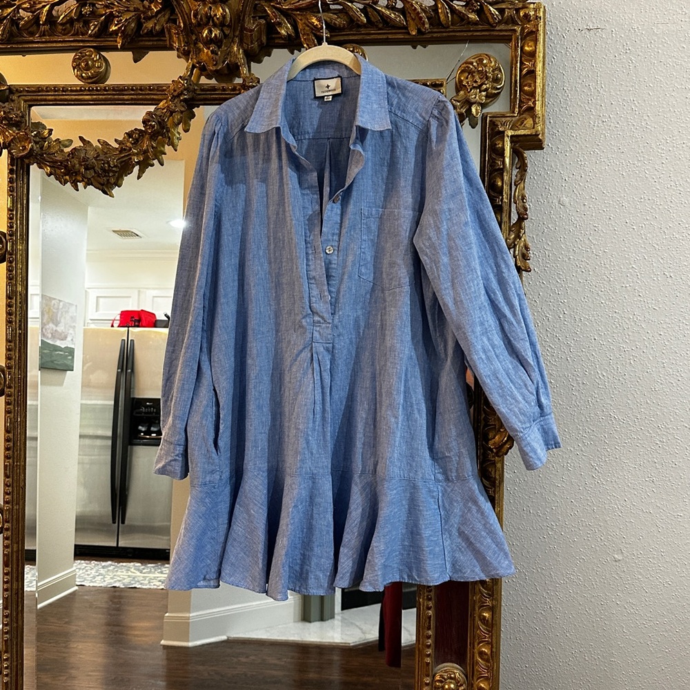 Tuckernuck Light Blue Mini Dress